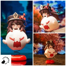 Genshin Impact Hu Tao Chibi Chara Yurayura Stand Figure By Apex