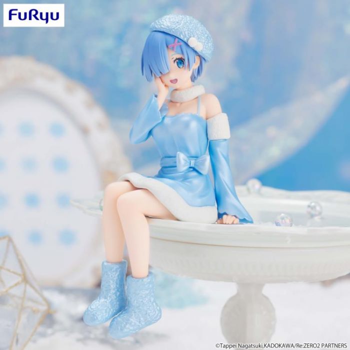 Re Zero figure Rem Noodle Stopper Snow Princess Pearl ver figure FuRyu