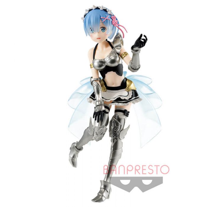 Re Zero Rem EXQ Maid Armor Ver figure BANPRESTO