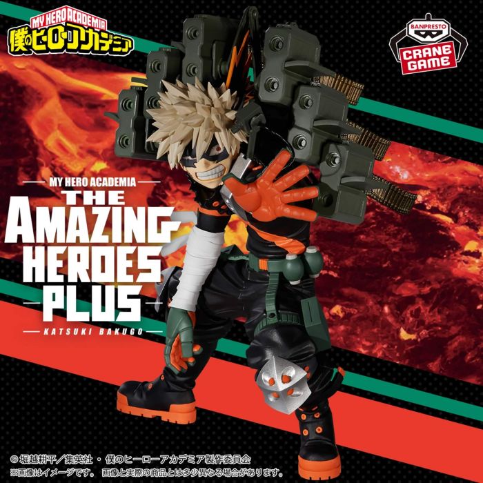 My hero academia Katski Bakugo THE AMAZING HEROES PLUS vol 2 figure BANPRESTO