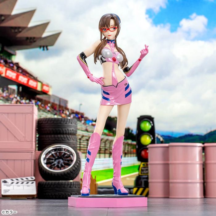 Evangelion Racing Mari Makinami Illustrious Luminasta Pit Walk Figure SEGA