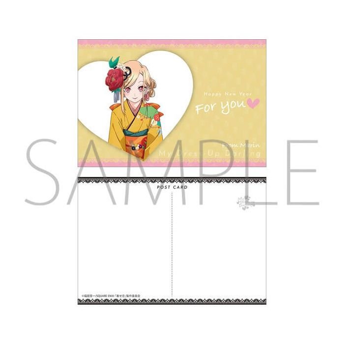 My Dress-Up Darling Marin Kitagawa  Acrylic Figure Big Towel Postcard 3 set Kimono ver Movic