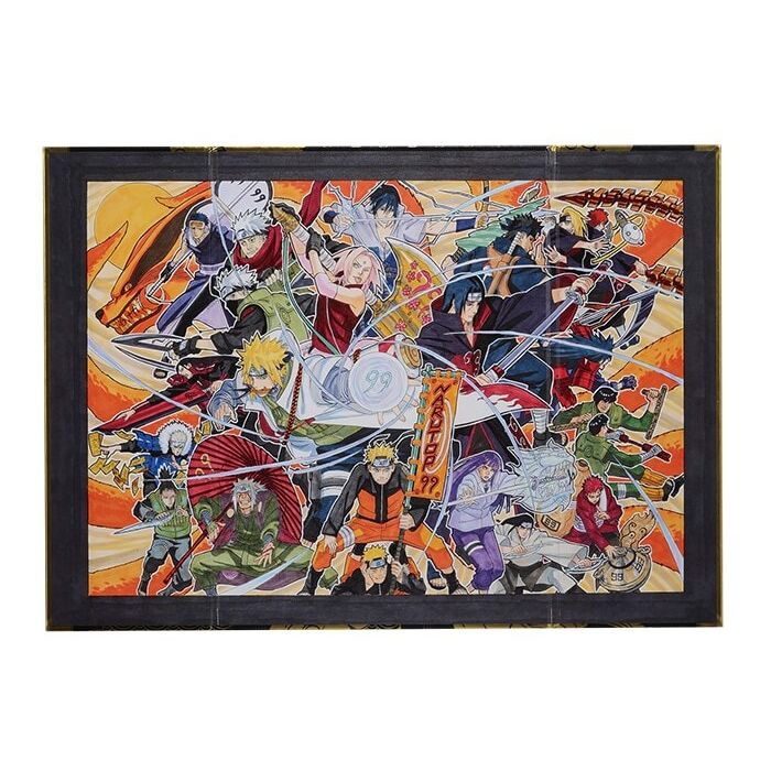 NARUTO Ichiban kuji NARUTOP99 Gouka Kenran Shinobi Emaki Prize LP Spread Visual Board Commemorative Illustration BANDAI
