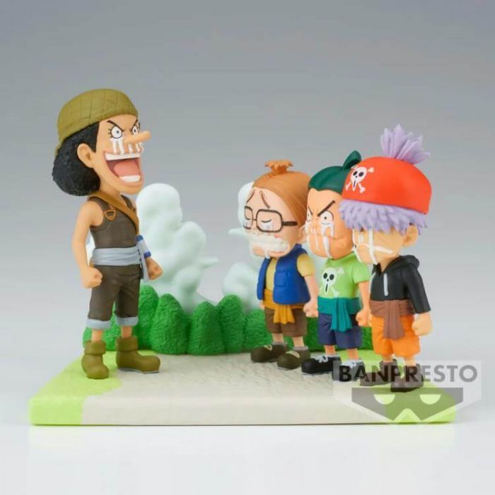 ONE PIECE Usopp Pirates World Collectable Figure Log Stories figure BANPRESTO