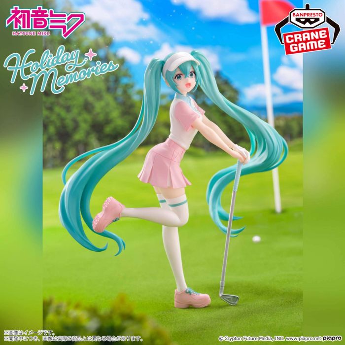 vocaloid Hatsune Miku Holiday Memories Golf figure BANPRESTO