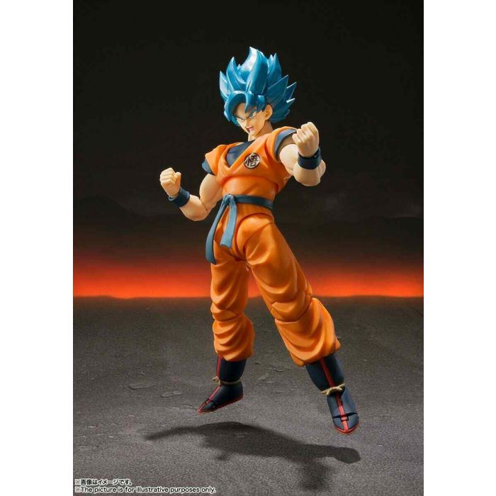 Dragon Ball action figure Son Goku SSGS S.H.Figuarts BANDAI