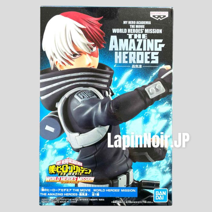 My Hero Academia Figure ShotoTodoroki THE AMAZING HEROES THE MOVIE WORLD HEROES MISSION BANPRESTO