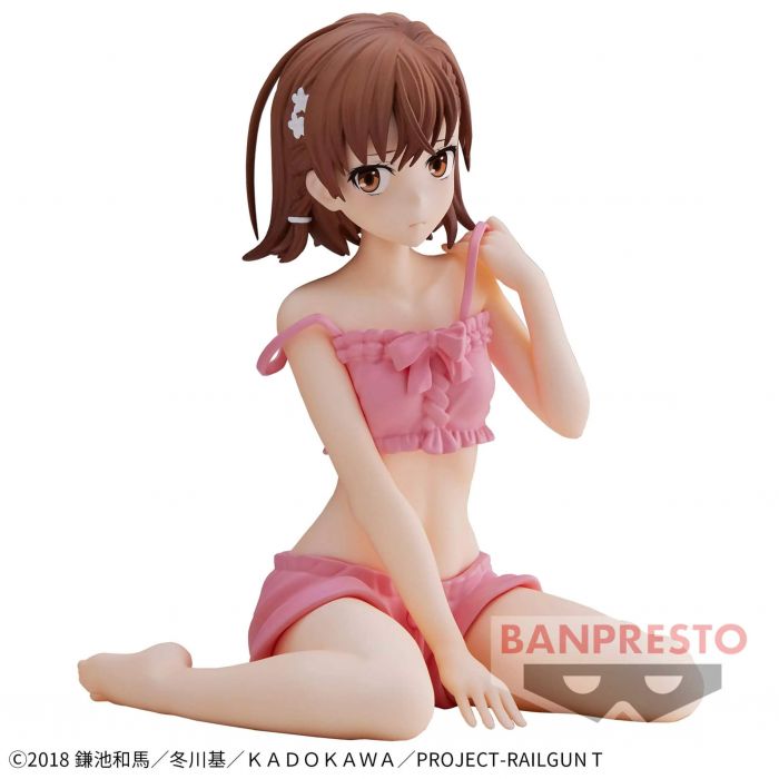 A Certain Scientific Railgun figure Mikoto Misaka Relax time BANPRESTO