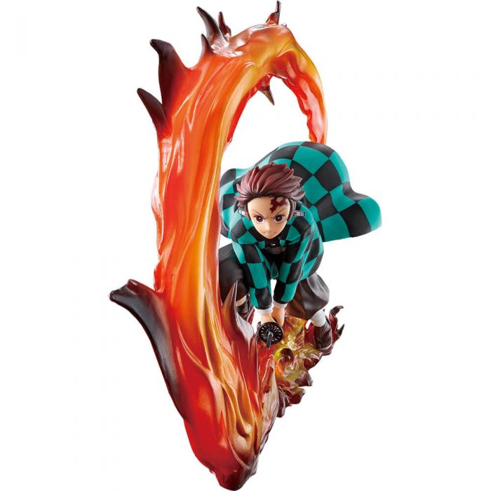 Demon Slayer Tanjiro Kamado figure ichiban kuji katana wo furui kokoro wo moyase Prize A BANDAI
