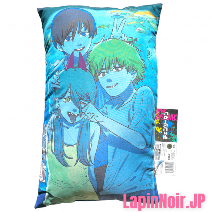 Chainsaw Man Premium Art Cushion Vol 2 Denji power Aki child ver SEGA