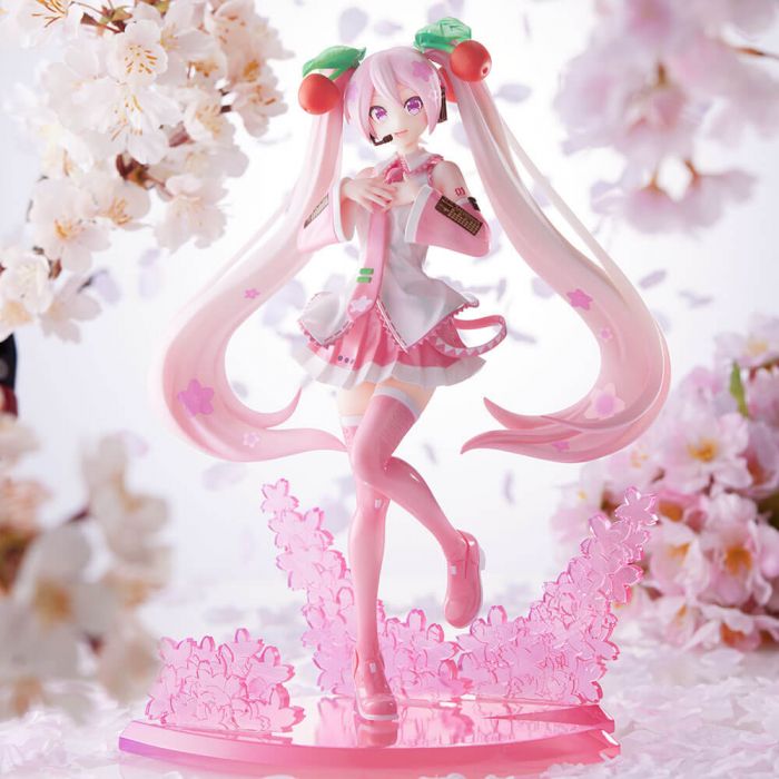 Hatsune Miku figure Sakura Miku Luminasta 2023 SEGA