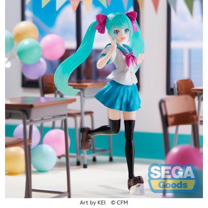 Hatsune Miku Luminasta 16th Anniversary KEI Ver figure SEGA