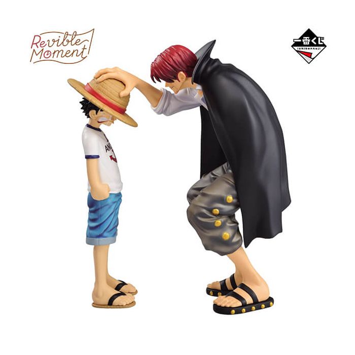 ONE PIECE figure Luffy Shanks Revible Moment ichiban kuji Emotional Stories prize A bandai