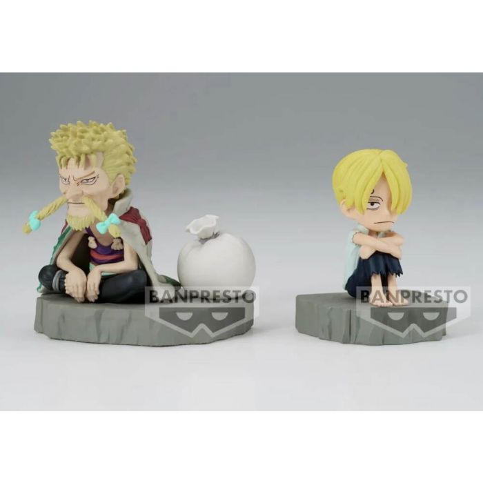 ONE PIECE Sanji & Zeff World Collectable Figure Log Stories figure BANPRESTO