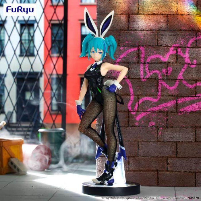 vocaloid Hatsune Miku BiCute Bunnies Figure street Violet ver FuRyu