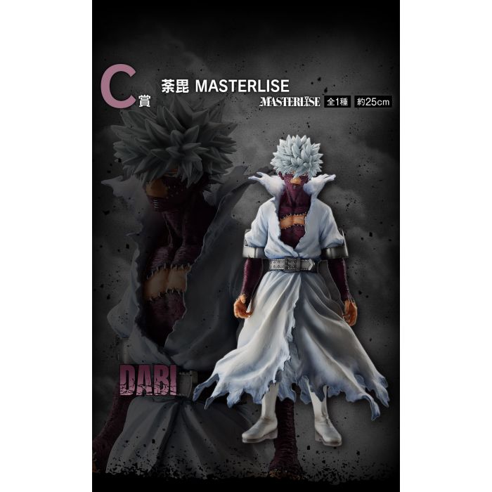 My hero academia Dabi MASTERLISE figure ichiban kuji Let you down Prize C BANDAI
