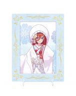 anime-figure-the-quintessential-quintuplets-miku-nakano-ichiban-kuji-happiness-prize-l-art-illustration-frame-stand-bandai1 2