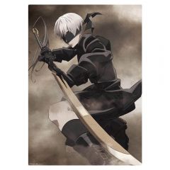 anime-nier:automata-ver1.1a-yorha-no.9s-illustration-board-ichiban-kuji-prize-d-bandai-1