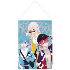 anime-re-zero-rem-ram-emilia-a2-size-tapestry-ichiban-kuji-prize-d-bandai