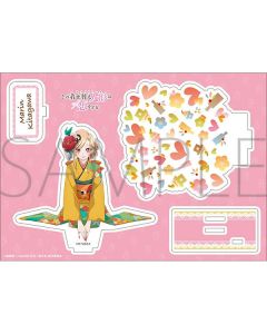 anime-figure-my-dress-up-darling-marin-kitagawa-acrylic-figure-big-towel-postcard-3-set-kimono-ver-movic1