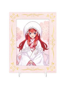 anime-figure-the-quintessential-quintuplets-itsuki-nakano-ichiban-kuji-happiness-prize-l-art-illustration-frame-stand-bandai1 2