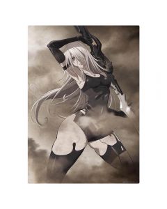 anime-nier:automata-ver1.1a-yorha-no.a2-illustration-board-ichiban-kuji-prize-e-bandai-1