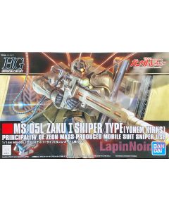 anime-hg-1/144-gundam-ms-05l-zaku-snaiper-type-yonem-kirks-plastic-model-bandai-1